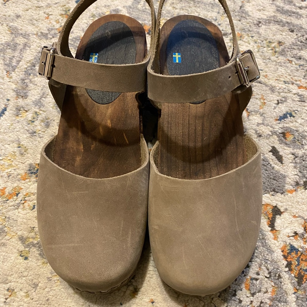 Lotta From Stockholm Low Wood Clogs